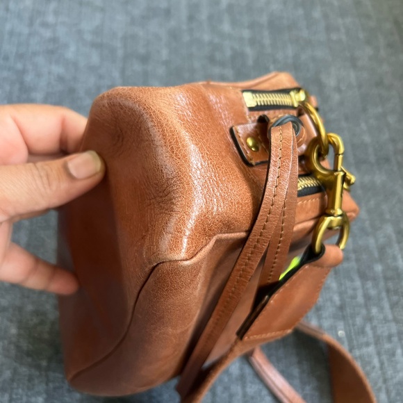 Isabel Marant Brown Leather Crossbody Bag W/o shoulder strap - Picture 8 of 12